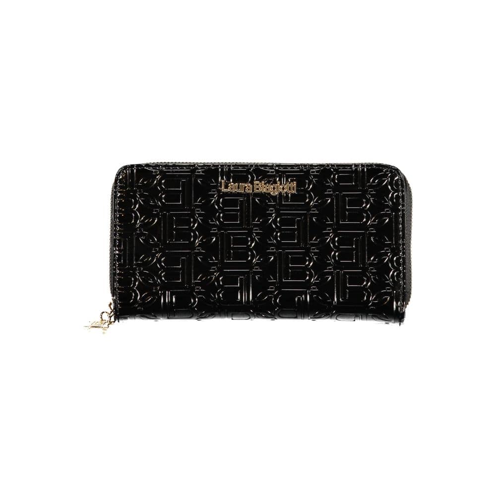Laura Biagiotti Nero Poliuretano Women Wallet