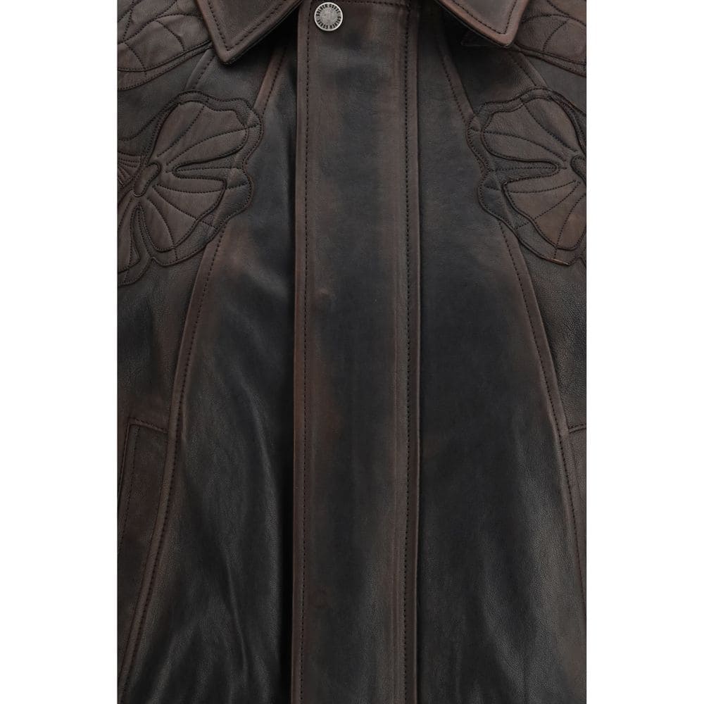 Golden Goose Brown Viscose Bomber - Image 3