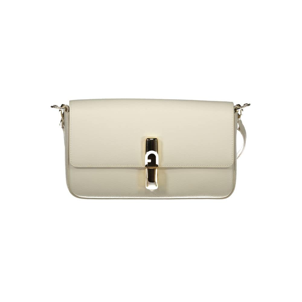 Furla Bianco Pelle Women Handbag