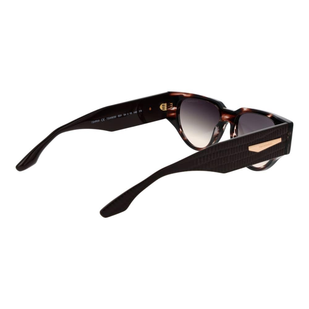 Trussardi Brown Acetate Sunglasses - Image 3