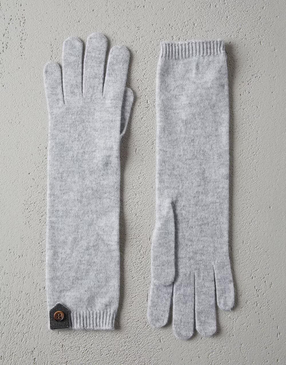 Brunello Cucinelli Natural Cashmere Gloves