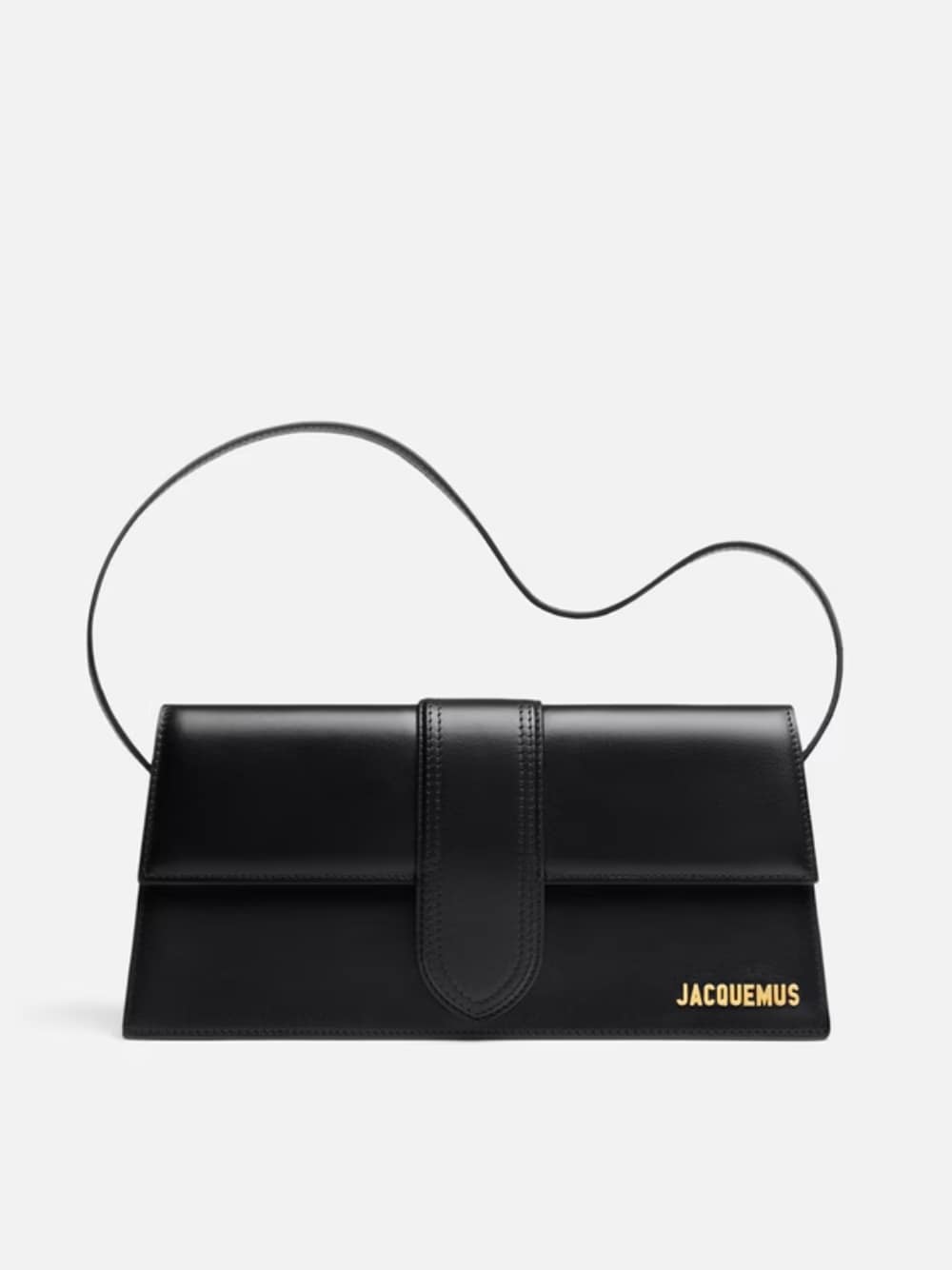 Jacquemus Black leather Le Bambino Long bag