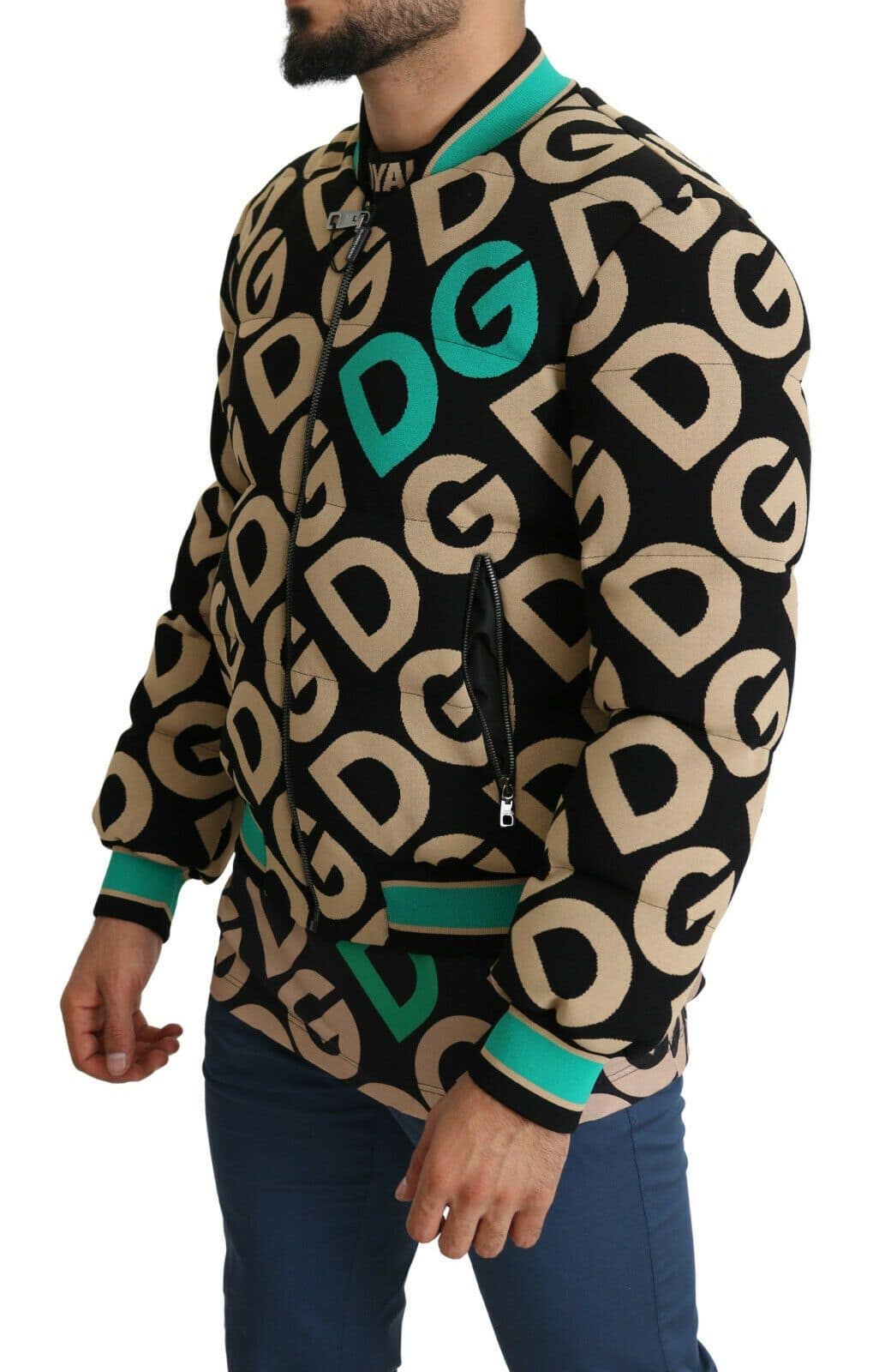 Dolce & Gabbana Multicolor DGMILLENNIALS Logo Print Jacket - Image 2