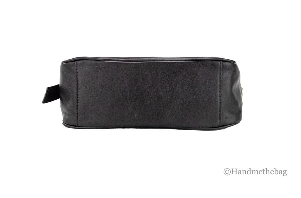 Marc Jacobs Tempo Small Black Smooth Leather Hobo Convertible Shoulder Bag Purse - Image 5