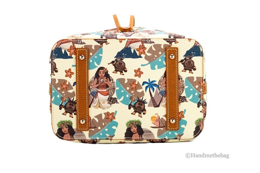Dooney & Bourke Disney Medium Moana Coated Cotton Bucket Crossbody Bag Purse - Image 5