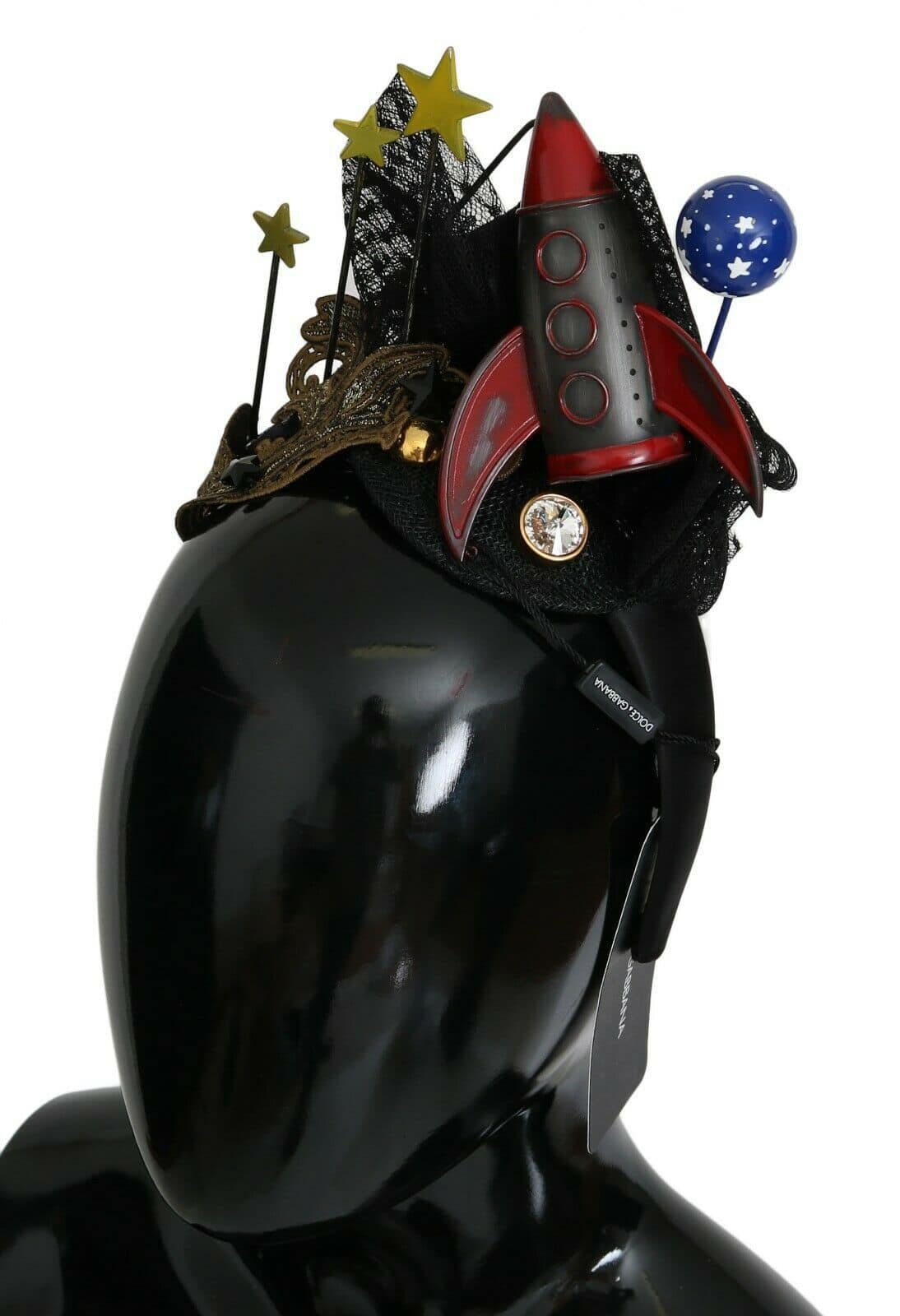 Dolce & Gabbana Rocket Crystal Stars Tiara Diadem Headband - Image 2