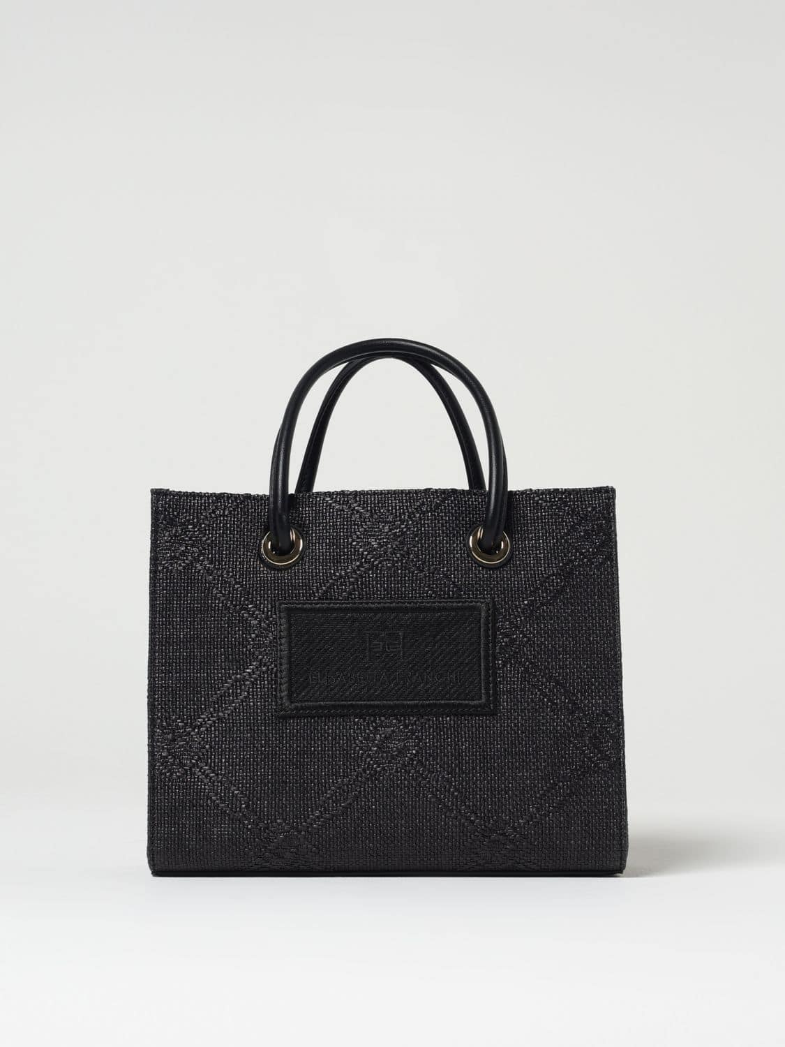 Elisabetta Franchi Black Synthetic Tote Bag