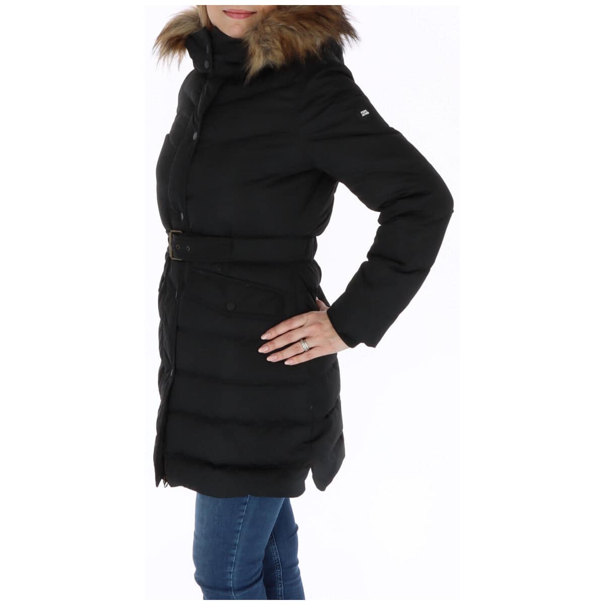 Pepe Jeans Black Polyester Coat - Image 2