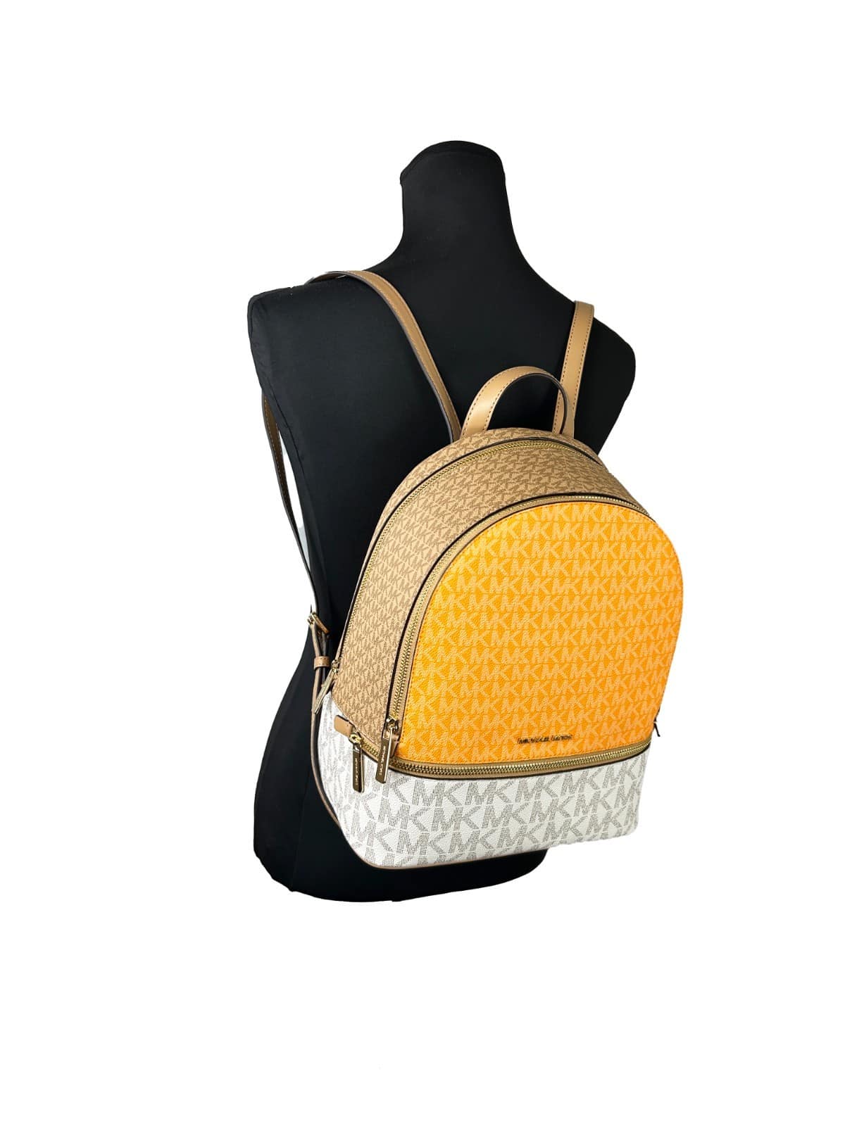 Michael Kors Rhea Medium PVC Backpack Bookbag - Image 3