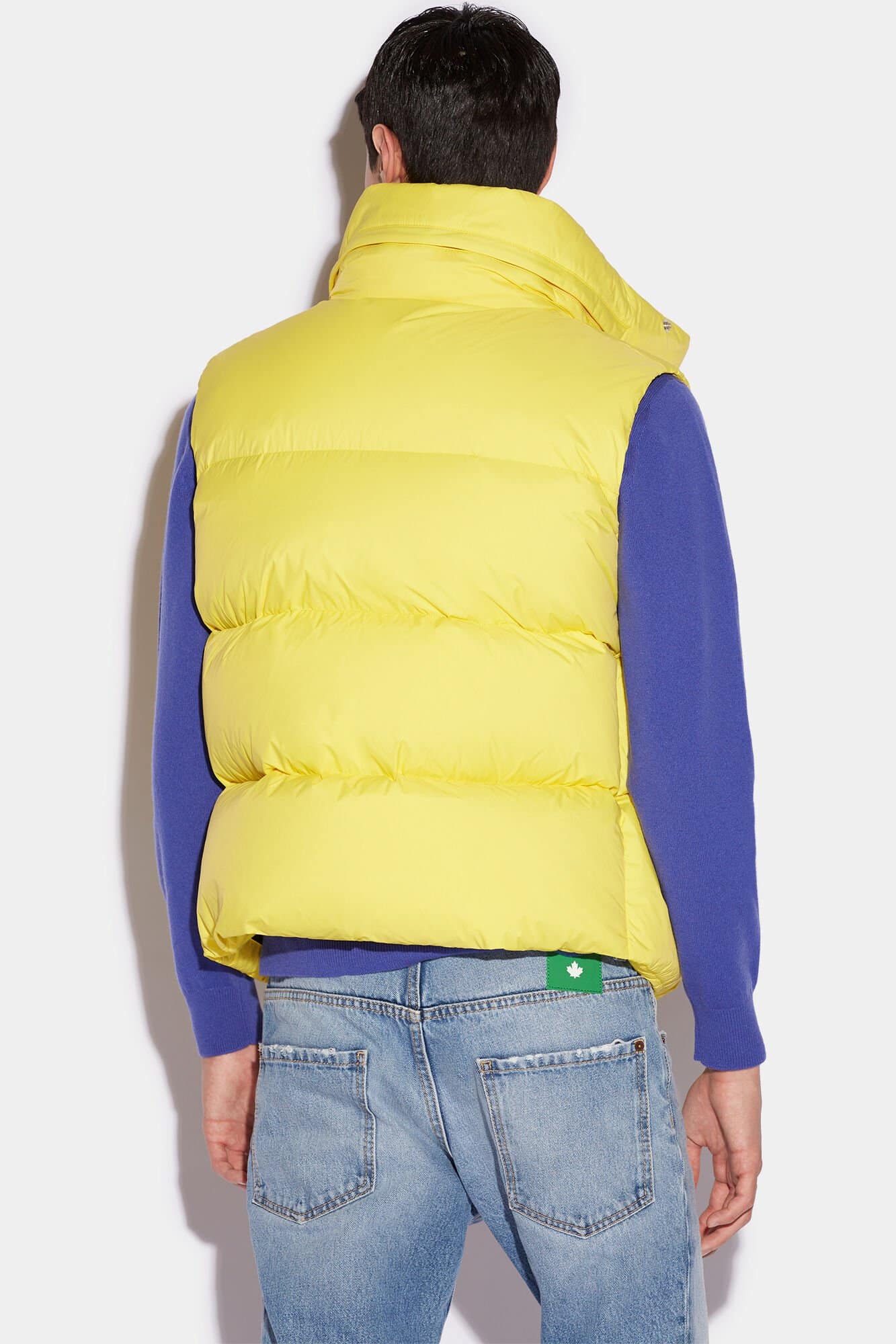 Dsquared² Yellow Fibres Sleveless Jacket - Image 2