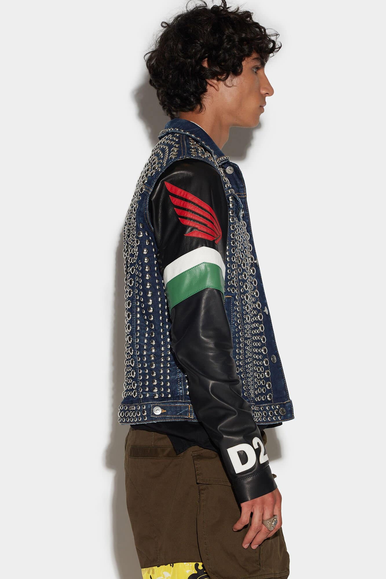 Dsquared² Black Fibres Shorts - Image 2