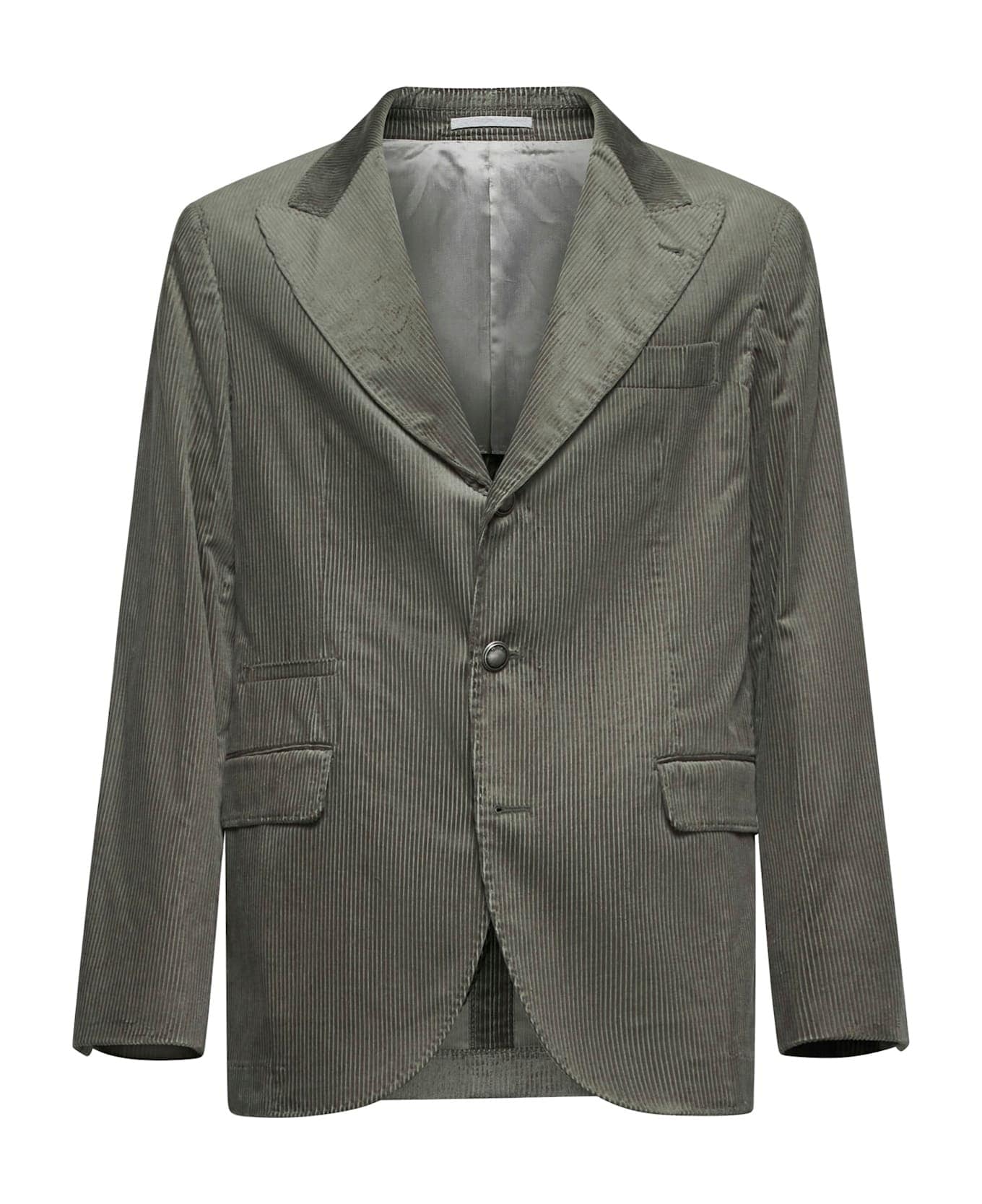 Brunello Cucinelli Army Cotton Coat