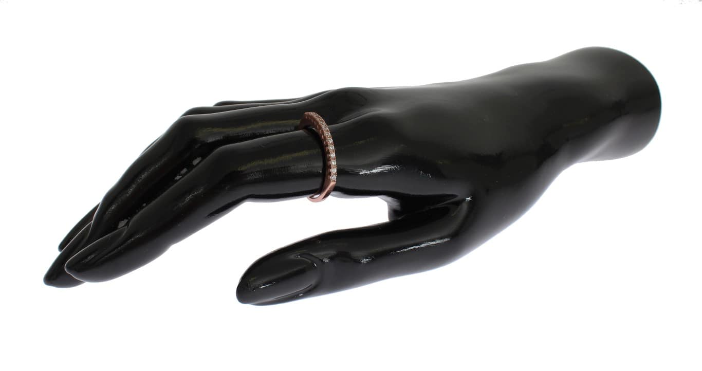 Nialaya Red Gold 925 Silver Ring - Image 6