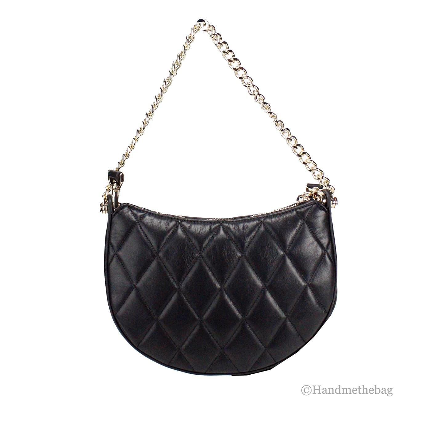Kate Spade Carey Small Black Quilted Leather Zip Top Crossbody Bag - Image 3