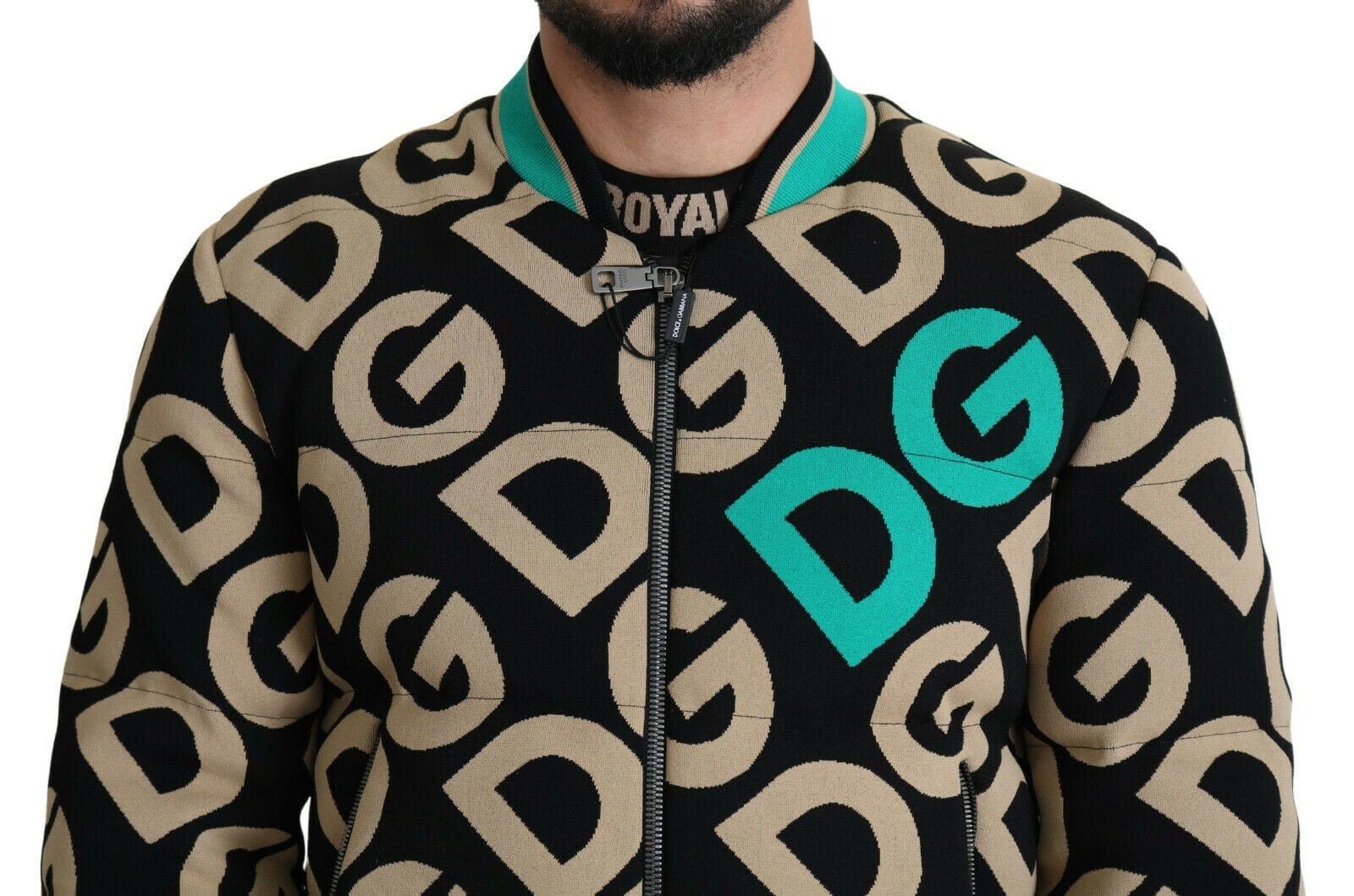 Dolce & Gabbana Multicolor DGMILLENNIALS Logo Print Jacket - Image 4