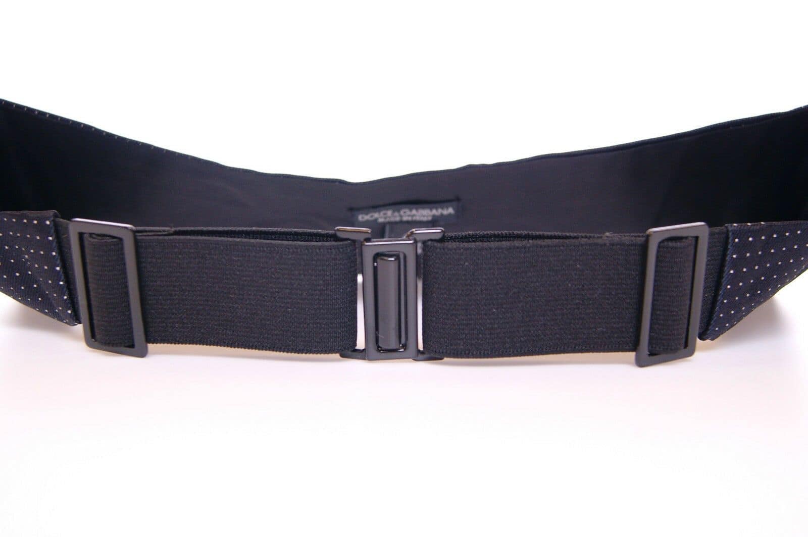 Dolce & Gabbana Blue Waist Smoking Tuxedo Cummerbund Belt - Image 5
