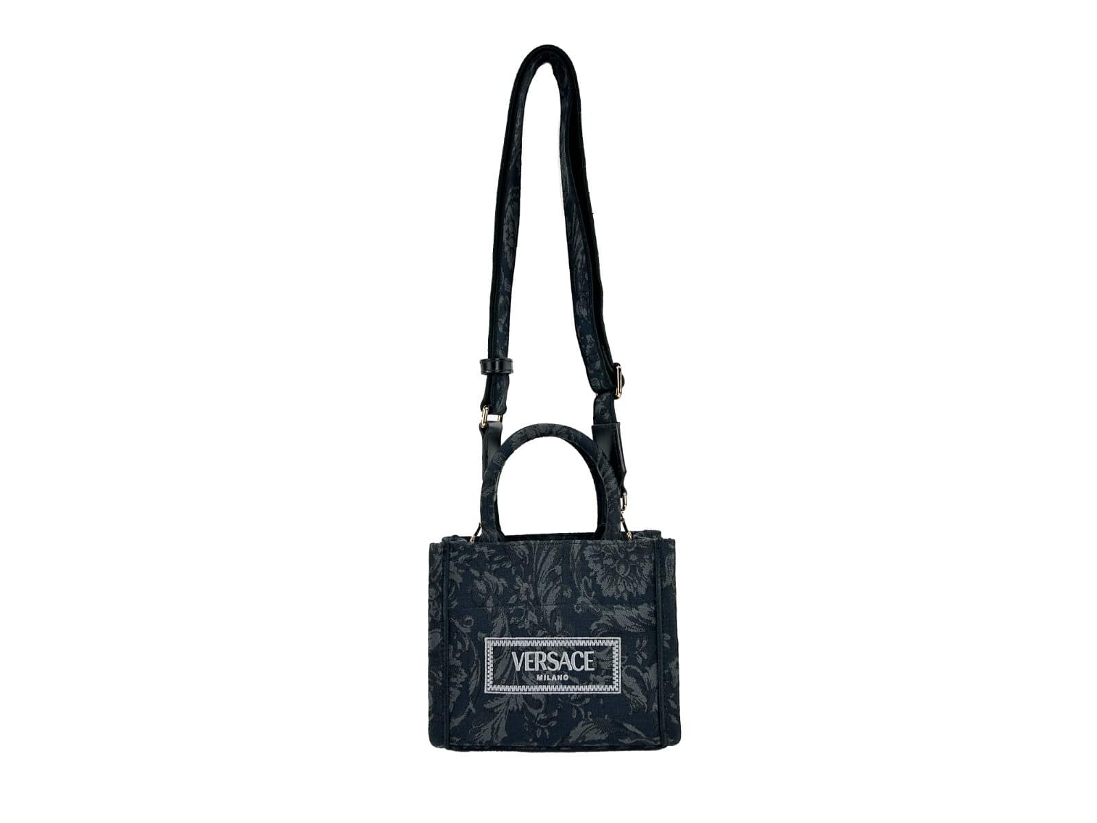 Versace Women'S 'Extra Small Athena' Shopping Bag Black - Image 5