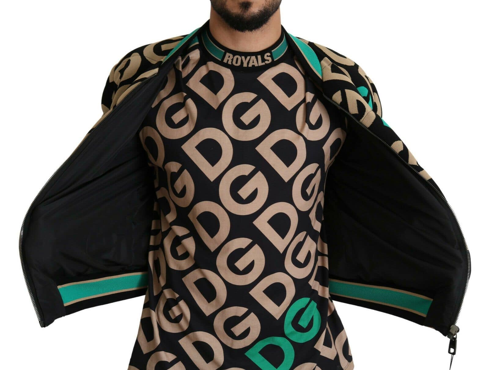 Dolce & Gabbana Multicolor DGMILLENNIALS Logo Print Jacket - Image 6