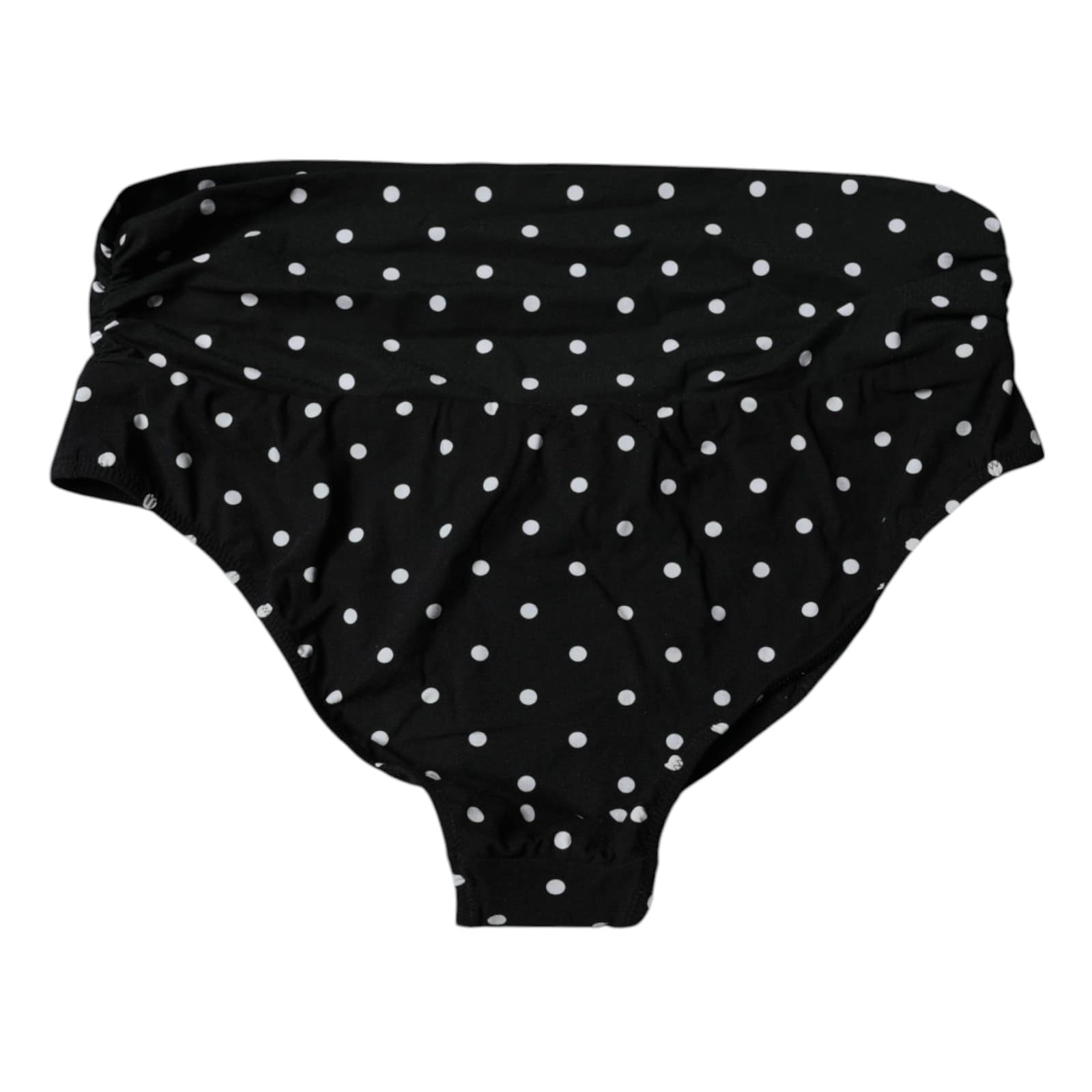 Dolce & Gabbana Black Polka Dot Swimsuit Bikini Bottom Swimwear - Image 5