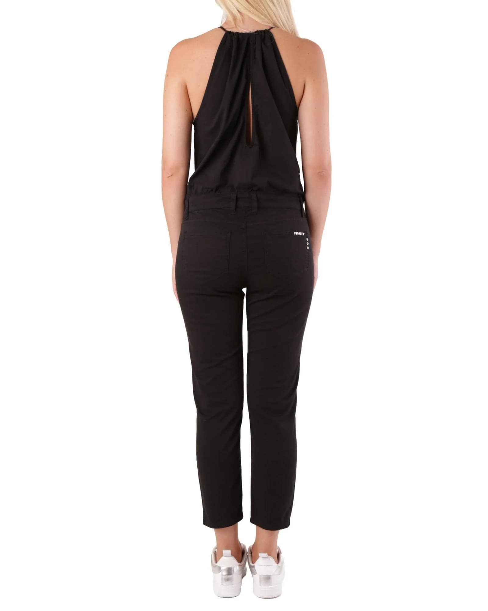 Met Black Cotton Jumpsuit - Image 2