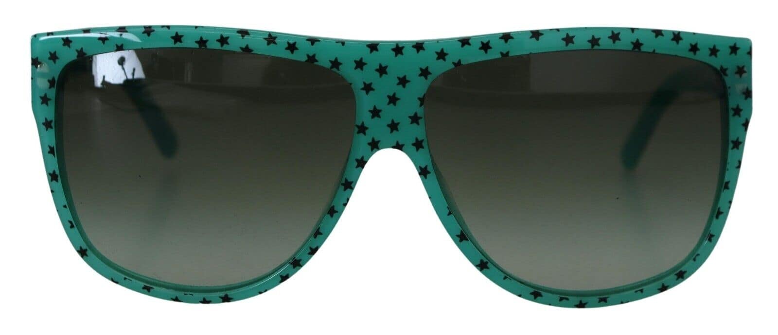 Dolce & Gabbana Green Stars Acetate Square Shades Sunglasses - Image 2