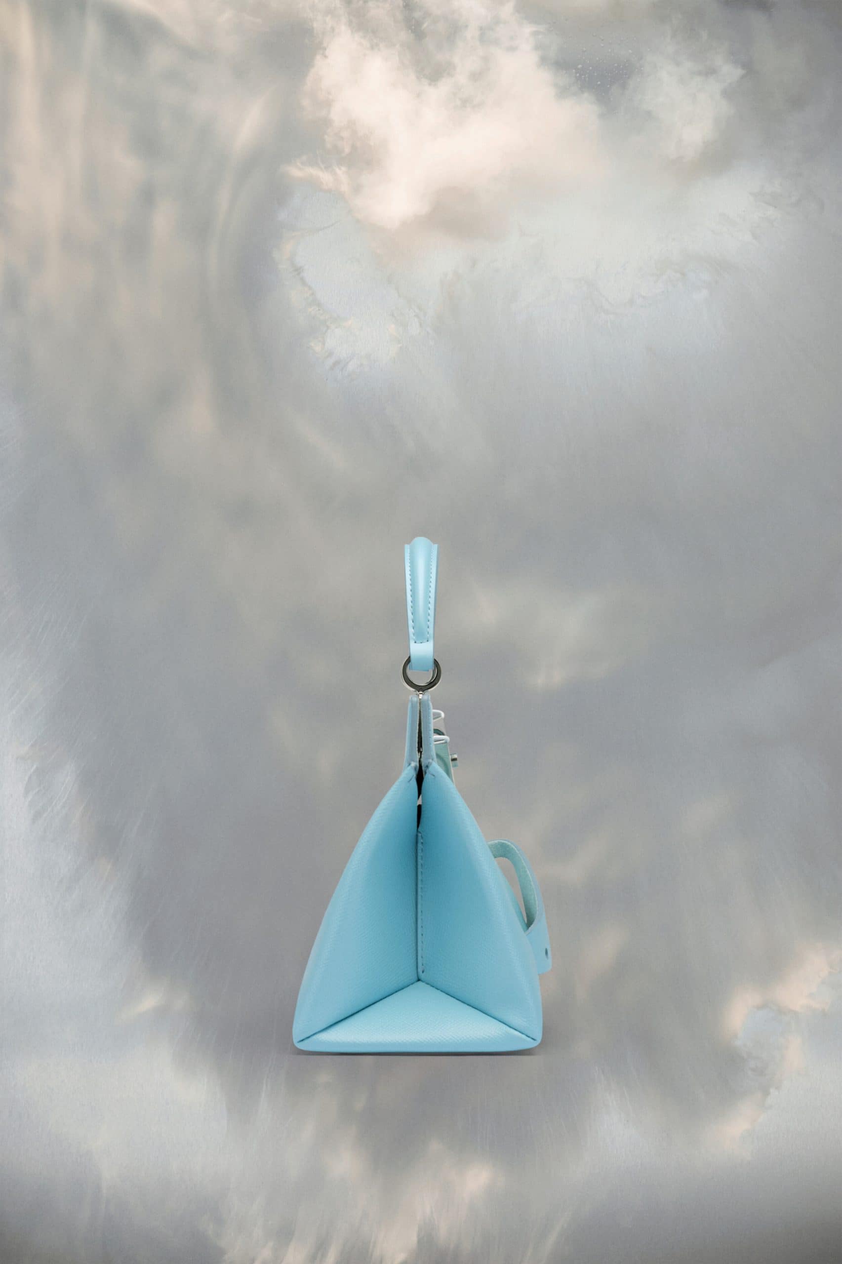 Maison Margiela Teal Fibres Shoulder Bag - Image 2