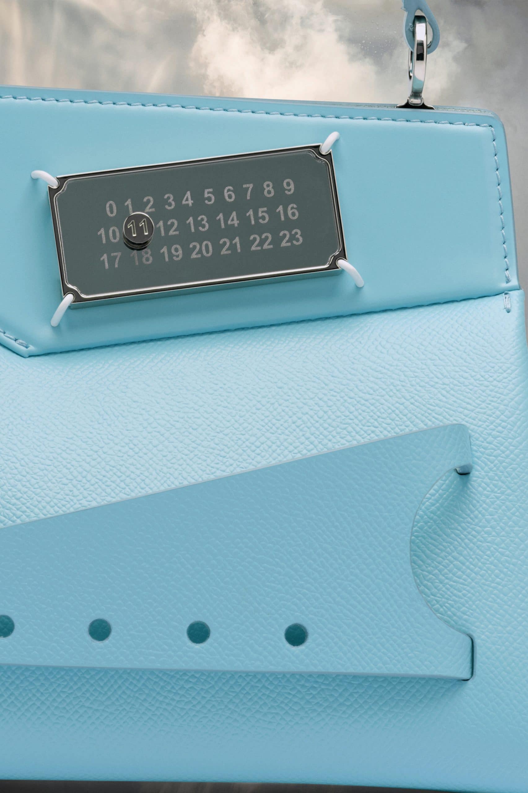 Maison Margiela Teal Fibres Shoulder Bag - Image 5