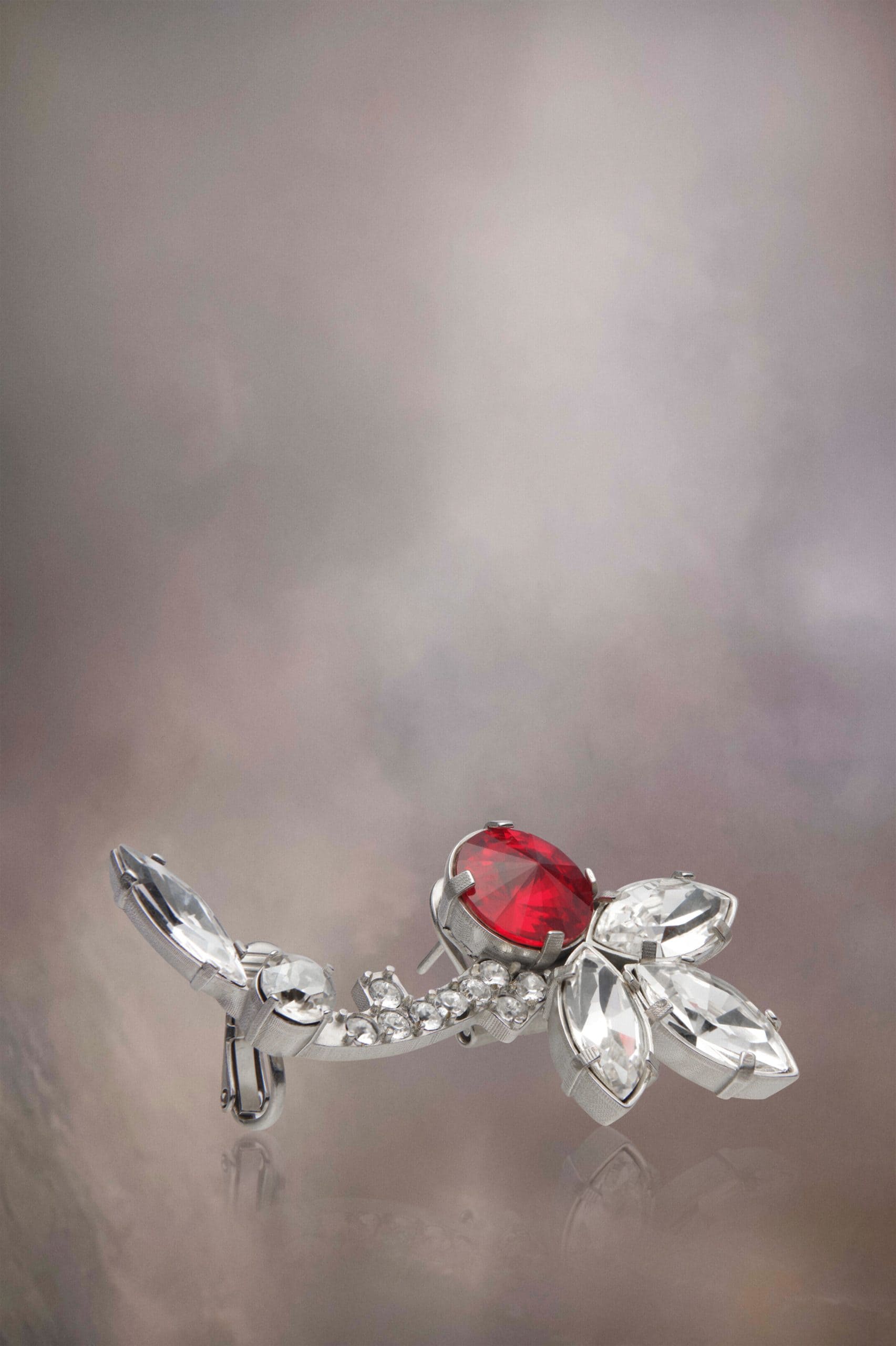 Maison Margiela Bicolor Fibres Earrings - Image 2