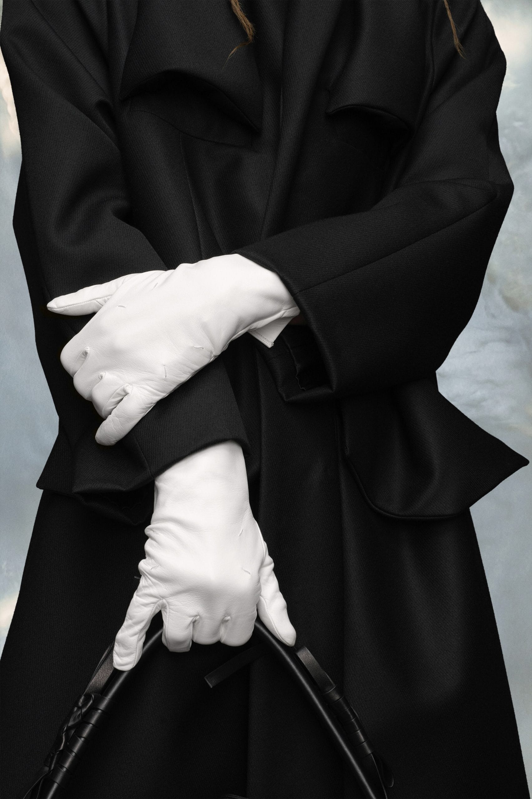 Maison Margiela White Fibres Gloves - Image 2