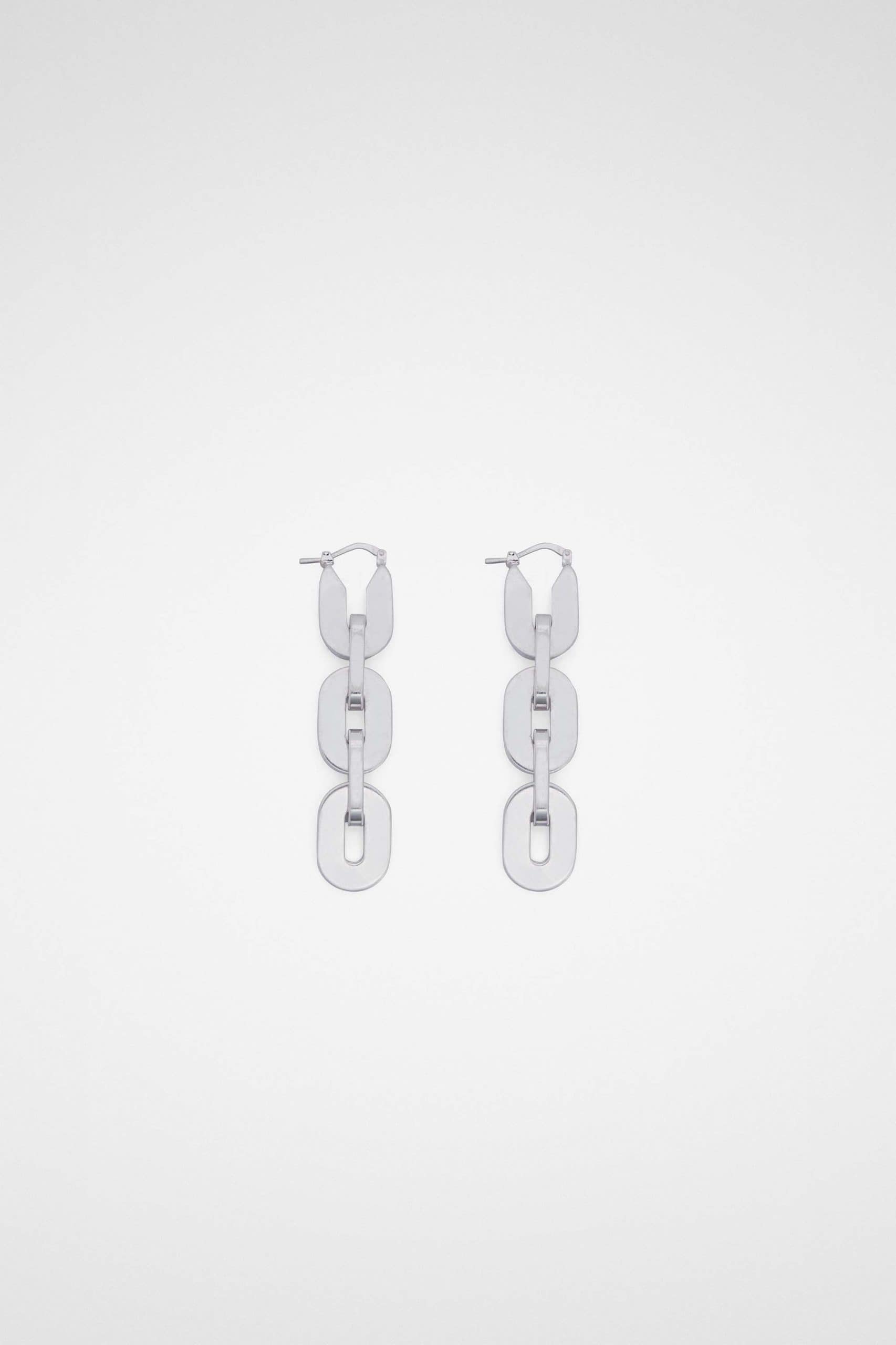 Jil Sander Silver Fibres Earrings