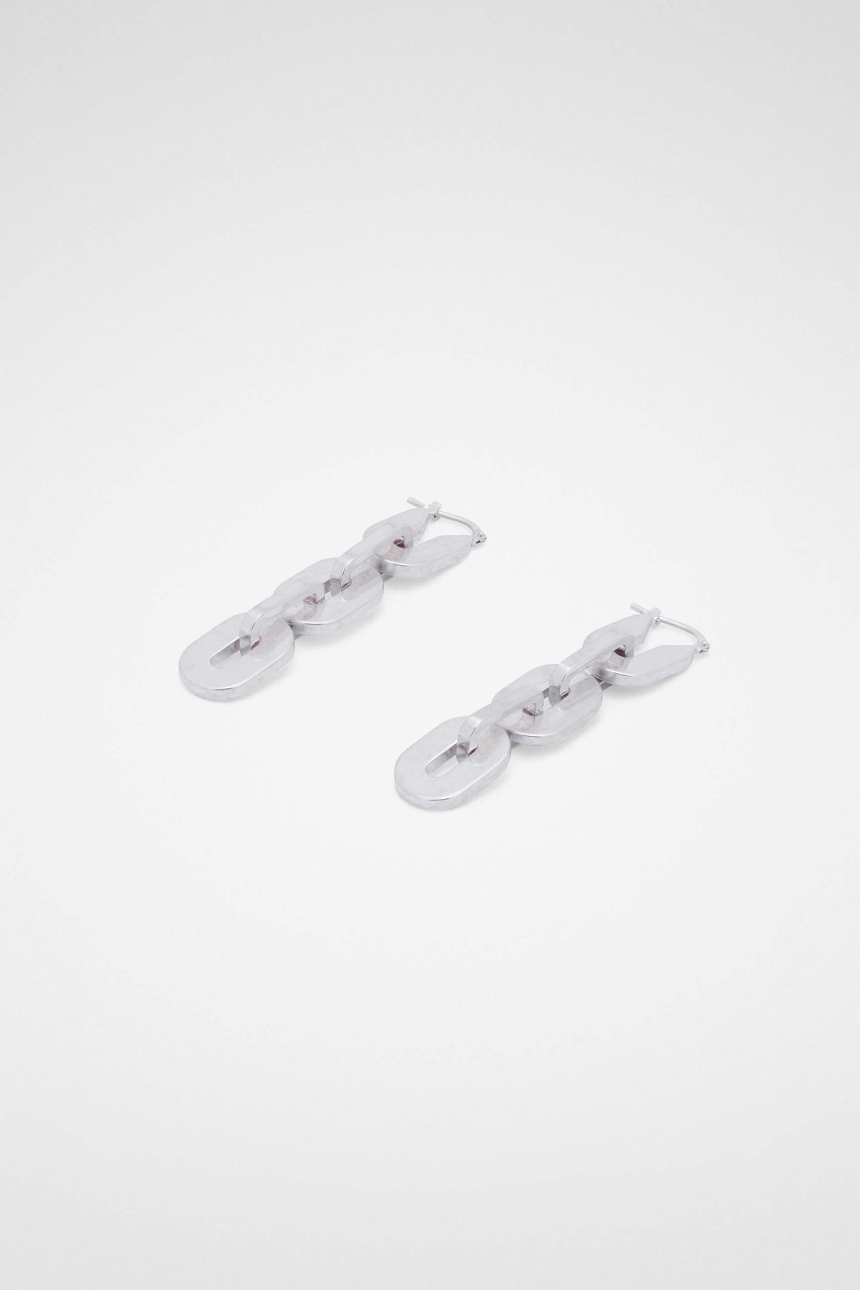 Jil Sander Silver Fibres Earrings - Image 2