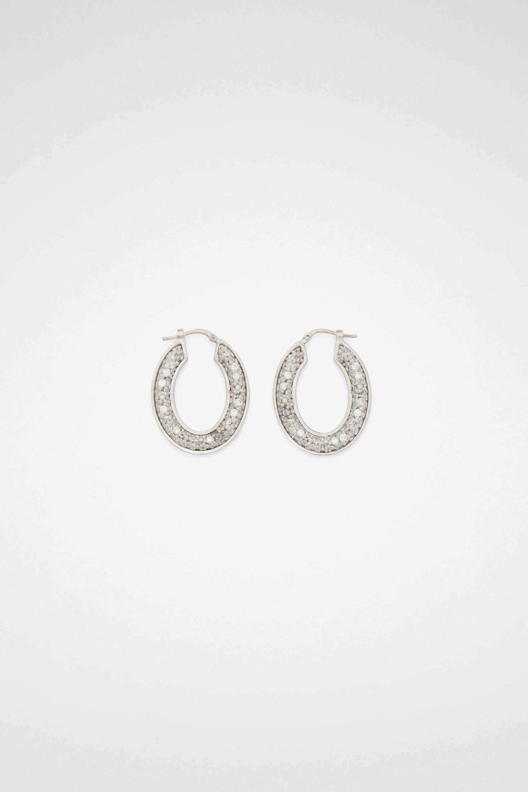 Jil Sander Silver Fibres Earrings