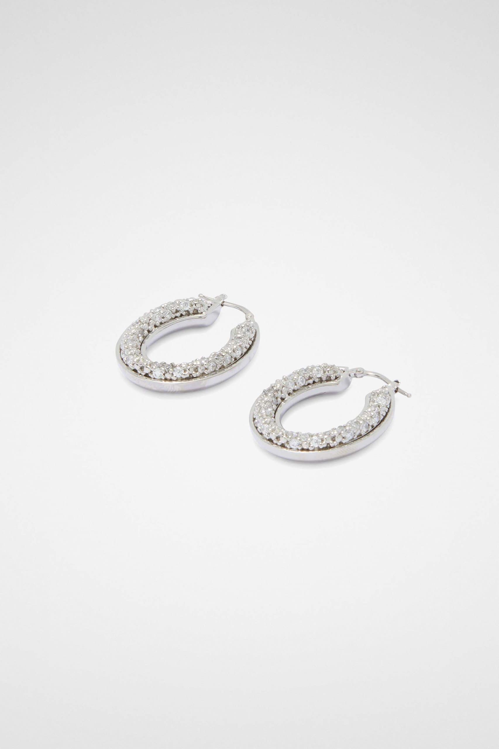 Jil Sander Silver Fibres Earrings - Image 2