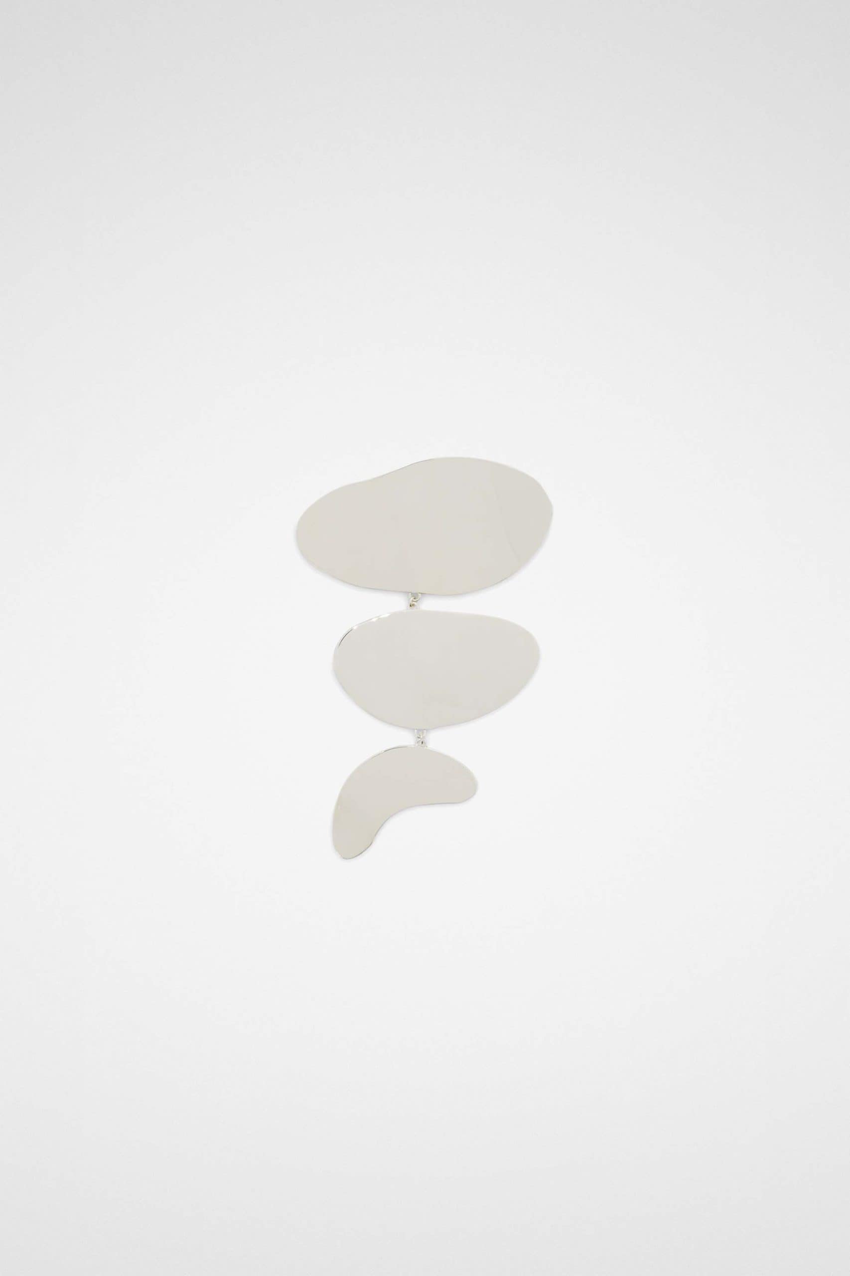 Jil Sander Silver Fibres Broch