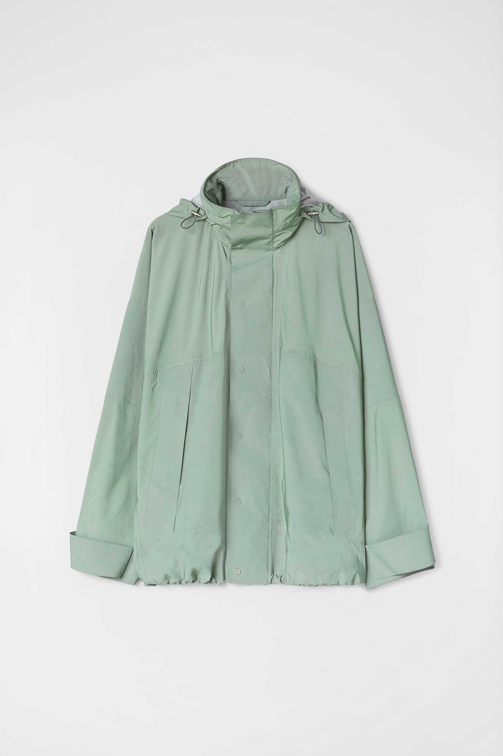 Jil Sander Green Fibres Full-Length Jacket