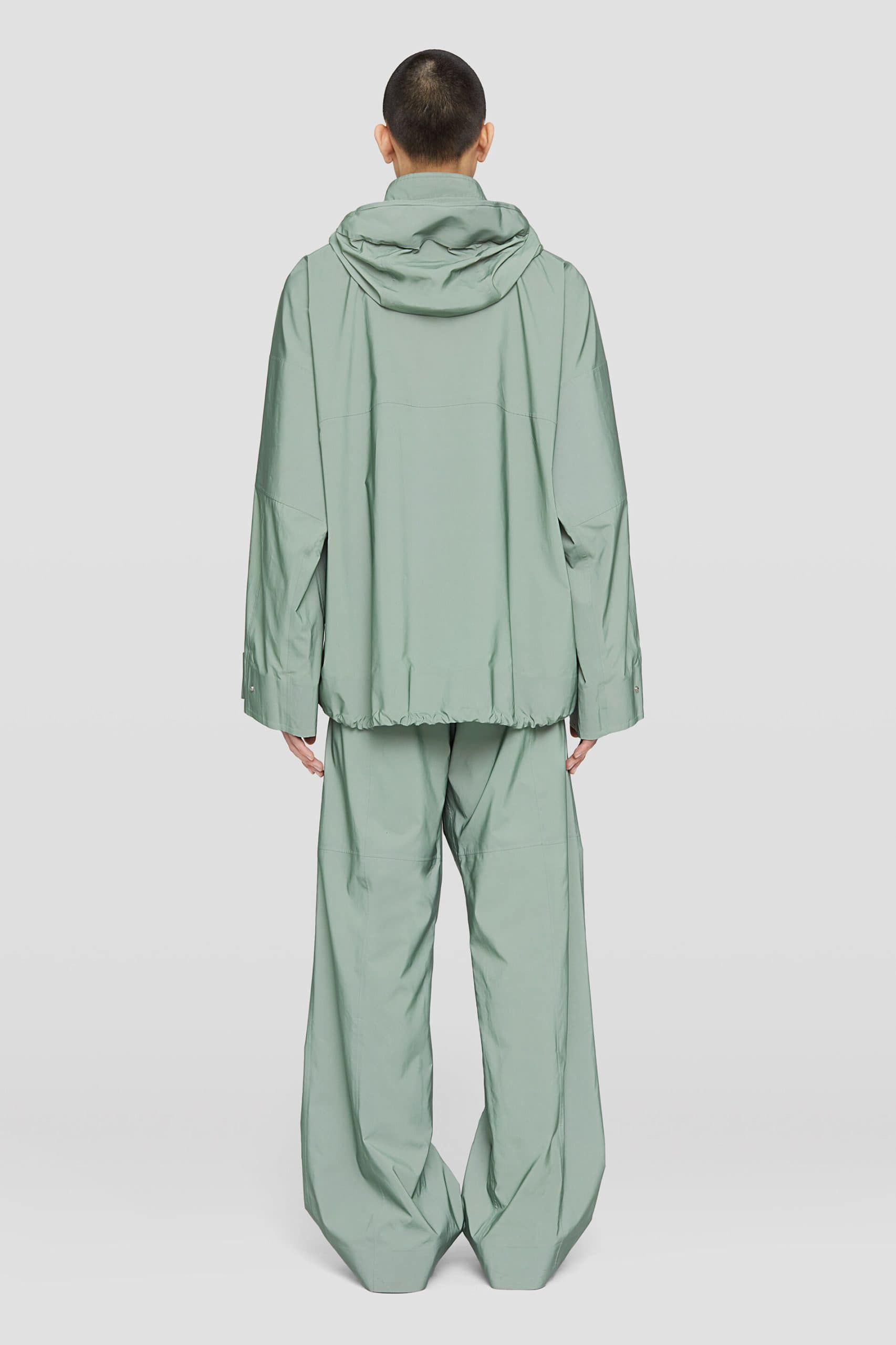 Jil Sander Green Fibres Full-Length Jacket - Image 4