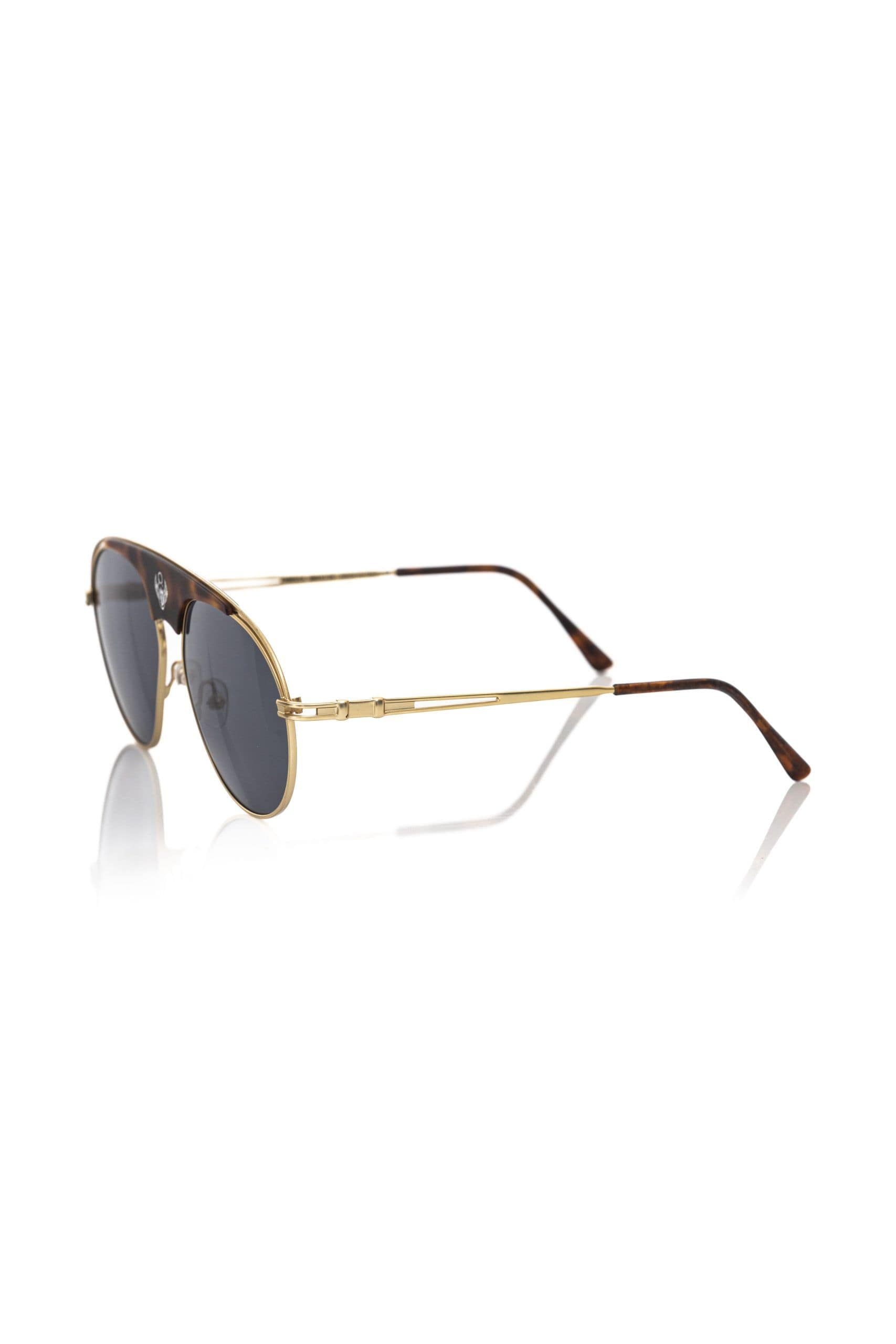 Frankie Morello Brown Metallic Fibre Men Sunglass - Image 2