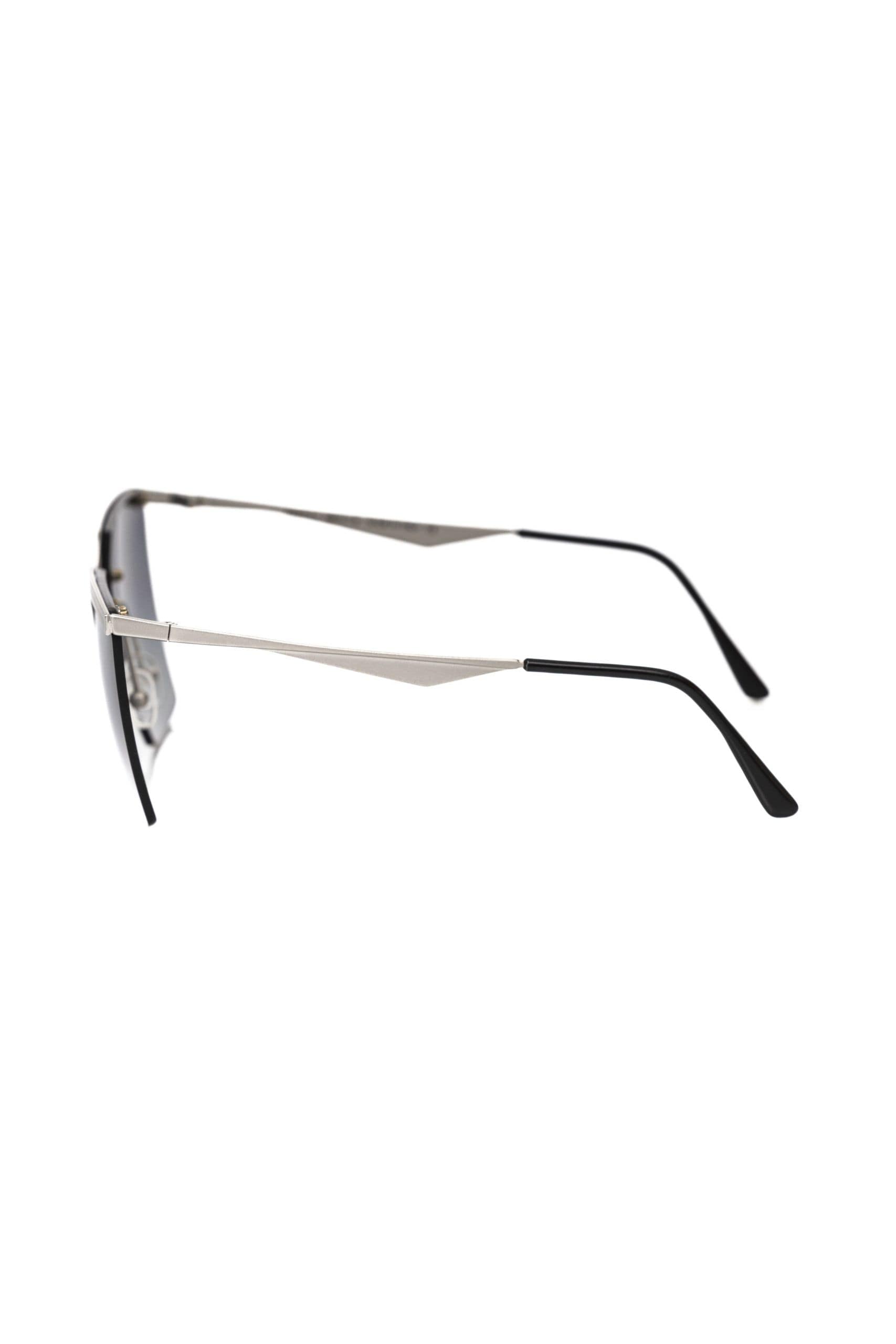 Frankie Morello Silver Metallic Women's Sunglass - Image 3