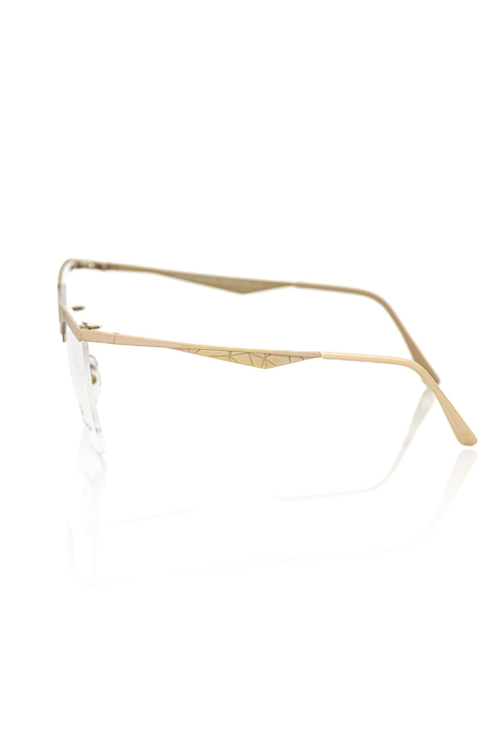 Frankie Morello Brown Metallic Women's Eyeglass Frame - Image 3