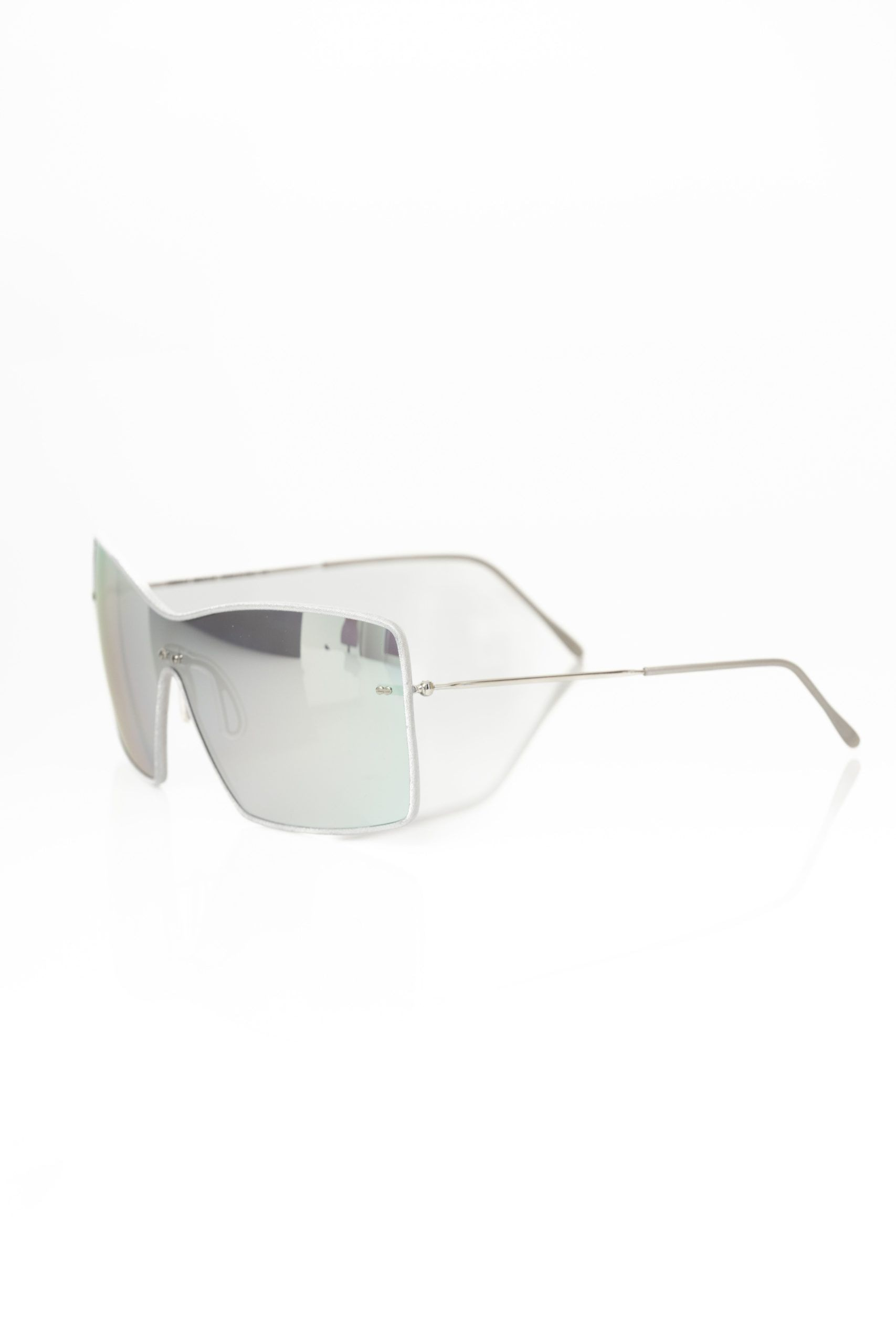 Frankie Morello Silver Metallic Fiber Women Sunglasses - Image 2