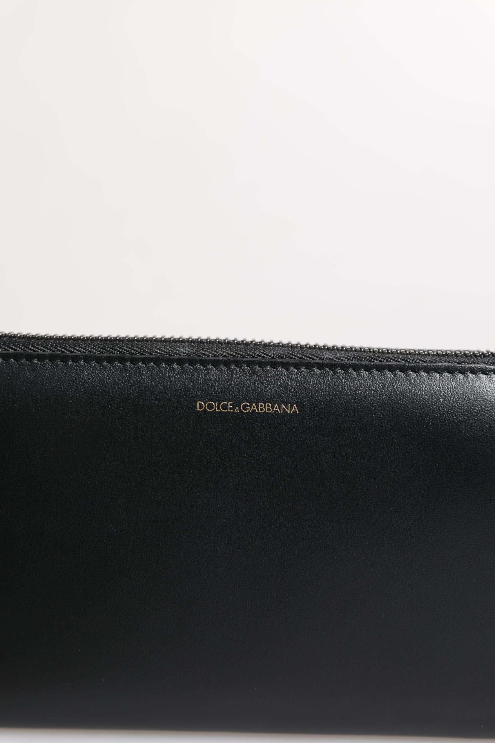 Dolce & Gabbana Black Blue Exotic Leather Embossed Continental Wallet - Image 3