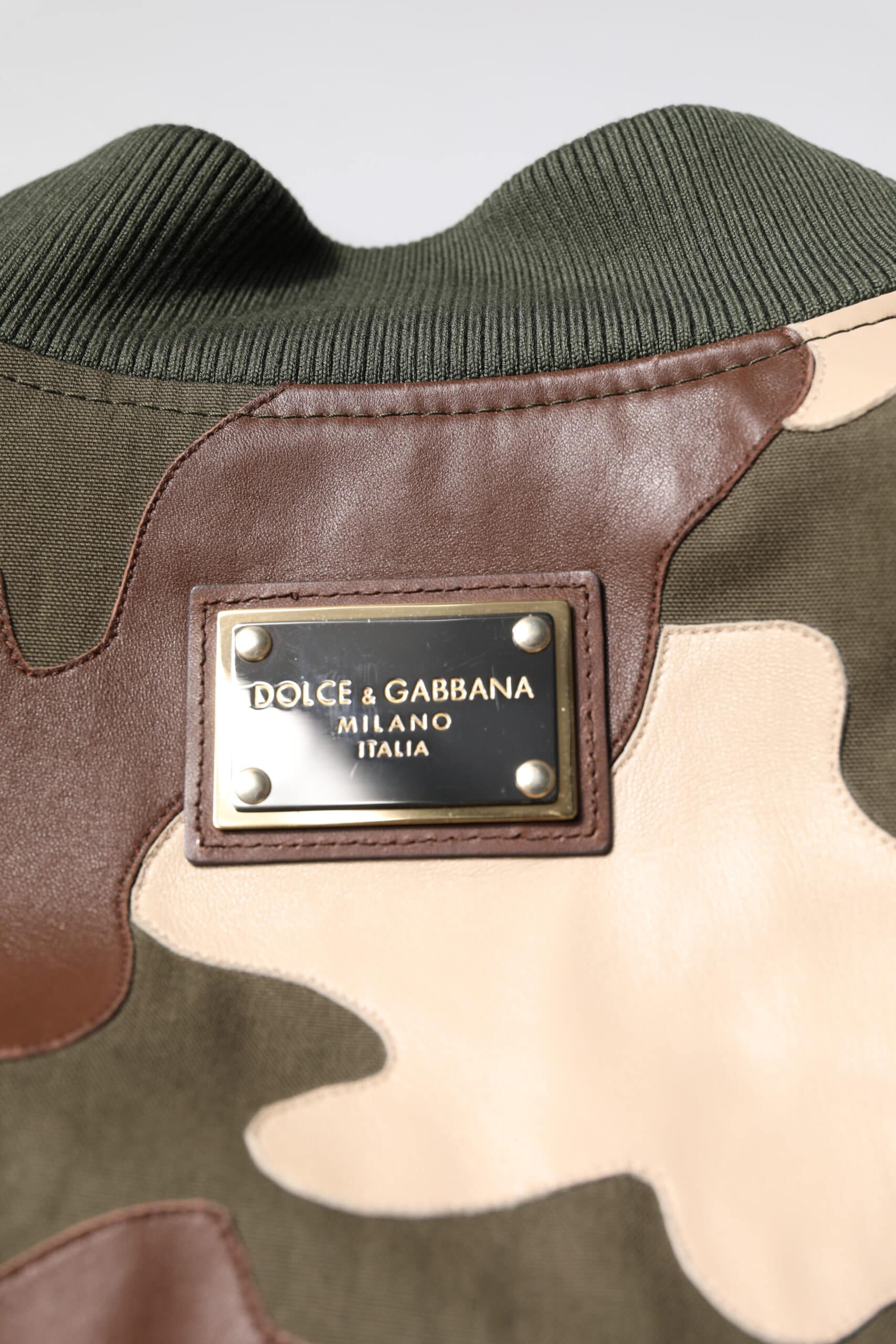 Dolce & Gabbana Multicolor Cotton Bomber Full Zip Jacket - Image 5