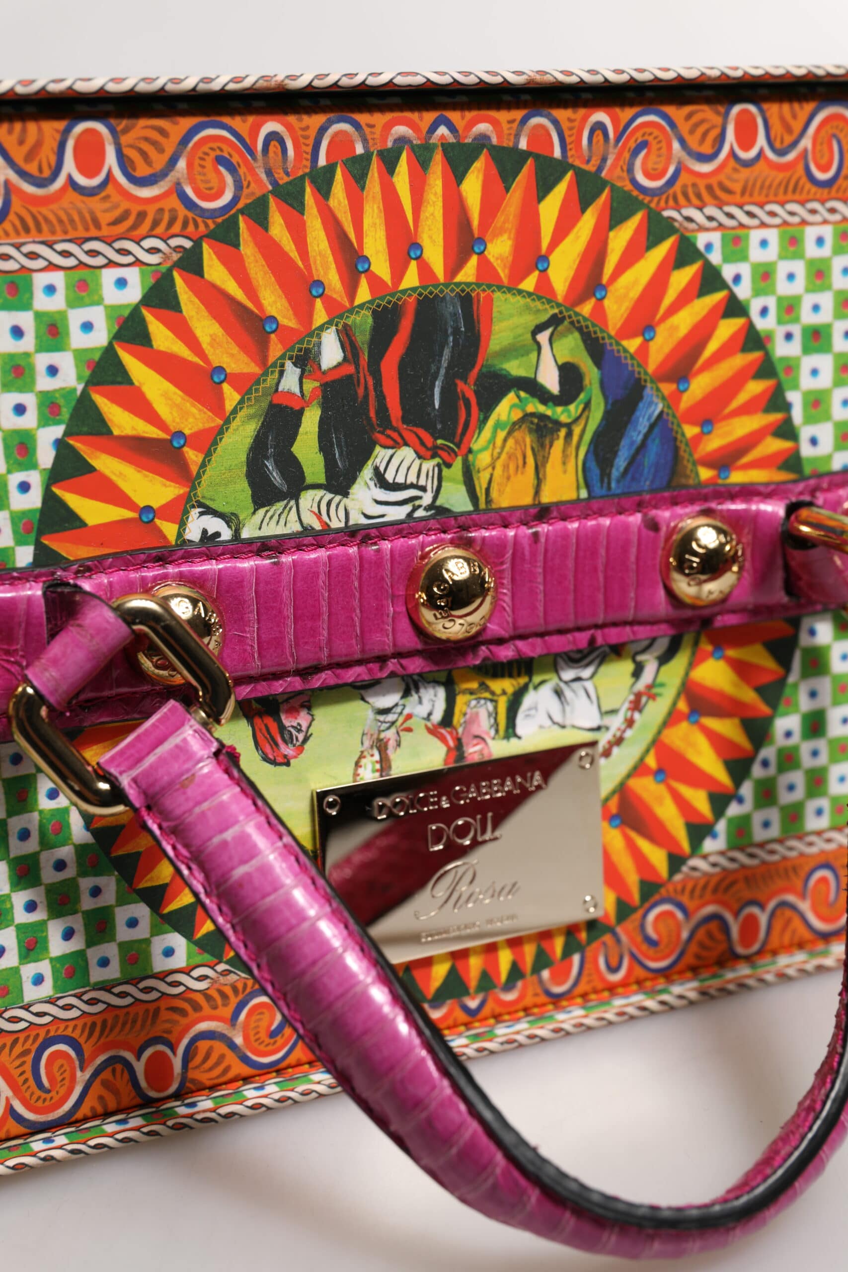 Dolce & Gabbana Pink Dress Ceramic Porcelain Fashion Leather Sicily Dolls - Image 6