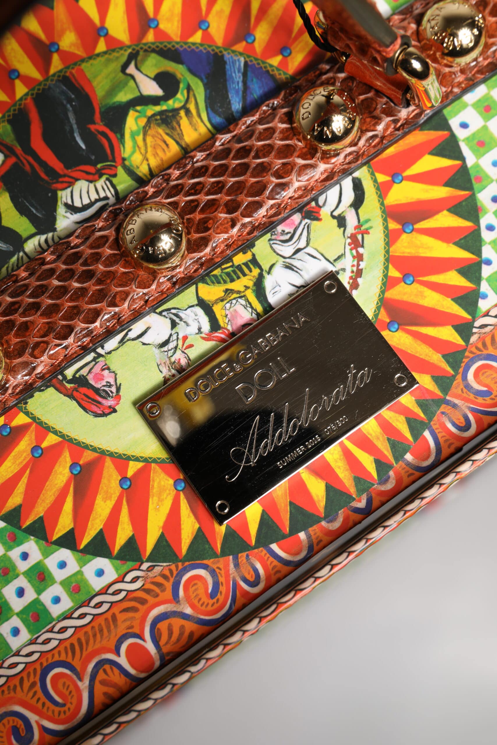 Dolce & Gabbana Black Dress Ceramic Porcelain Fashion Leather Sicily Dolls - Image 5