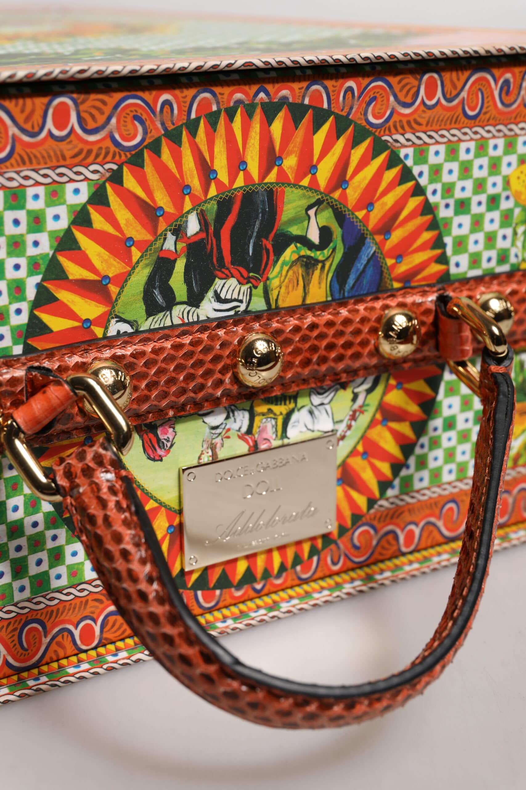 Dolce & Gabbana Black Dress Ceramic Porcelain Fashion Leather Sicily Dolls - Image 6