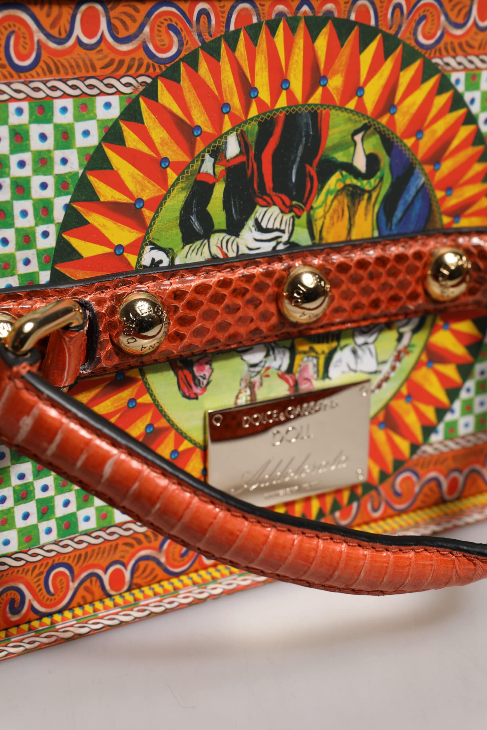 Dolce & Gabbana Black Dress Ceramic Porcelain Fashion Leather Sicily Dolls - Image 6