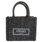 Versace Women'S 'Extra Small Athena' Shopping Bag Black