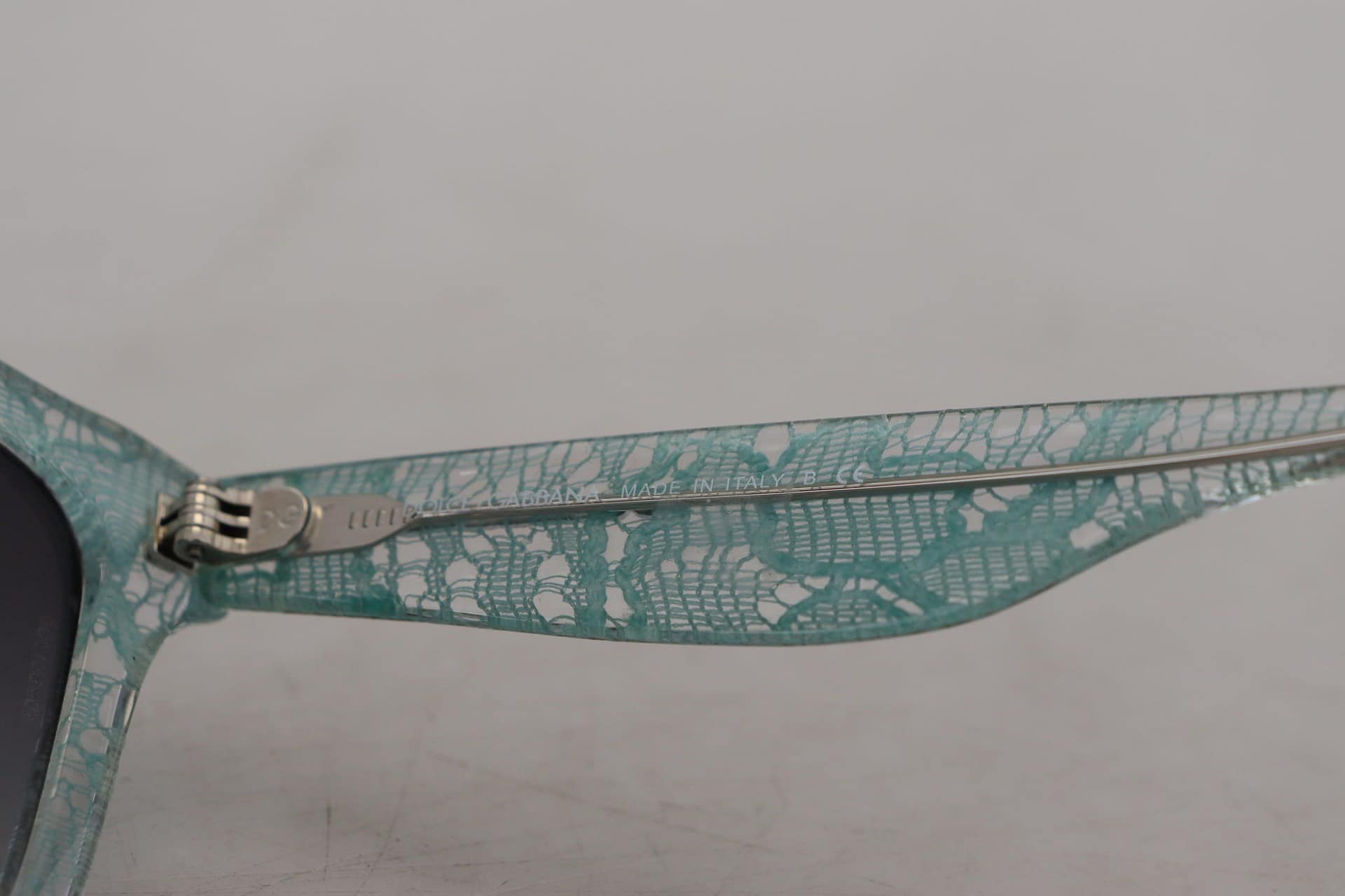 Dolce & Gabbana Blue Lace Acetate Crystal Round DG4190 Sunglasses - Image 7