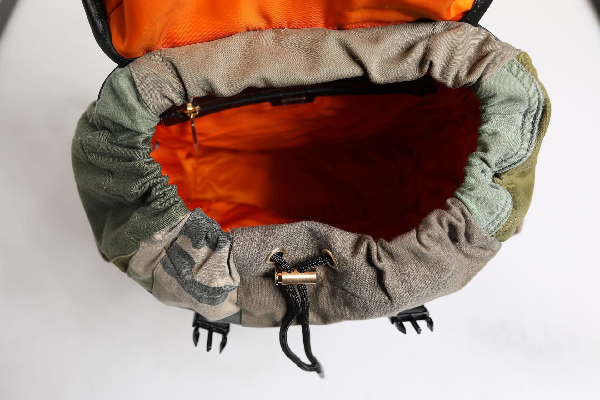 Dolce & Gabbana Military Green Patchwork School Backpack Bag - Image 5