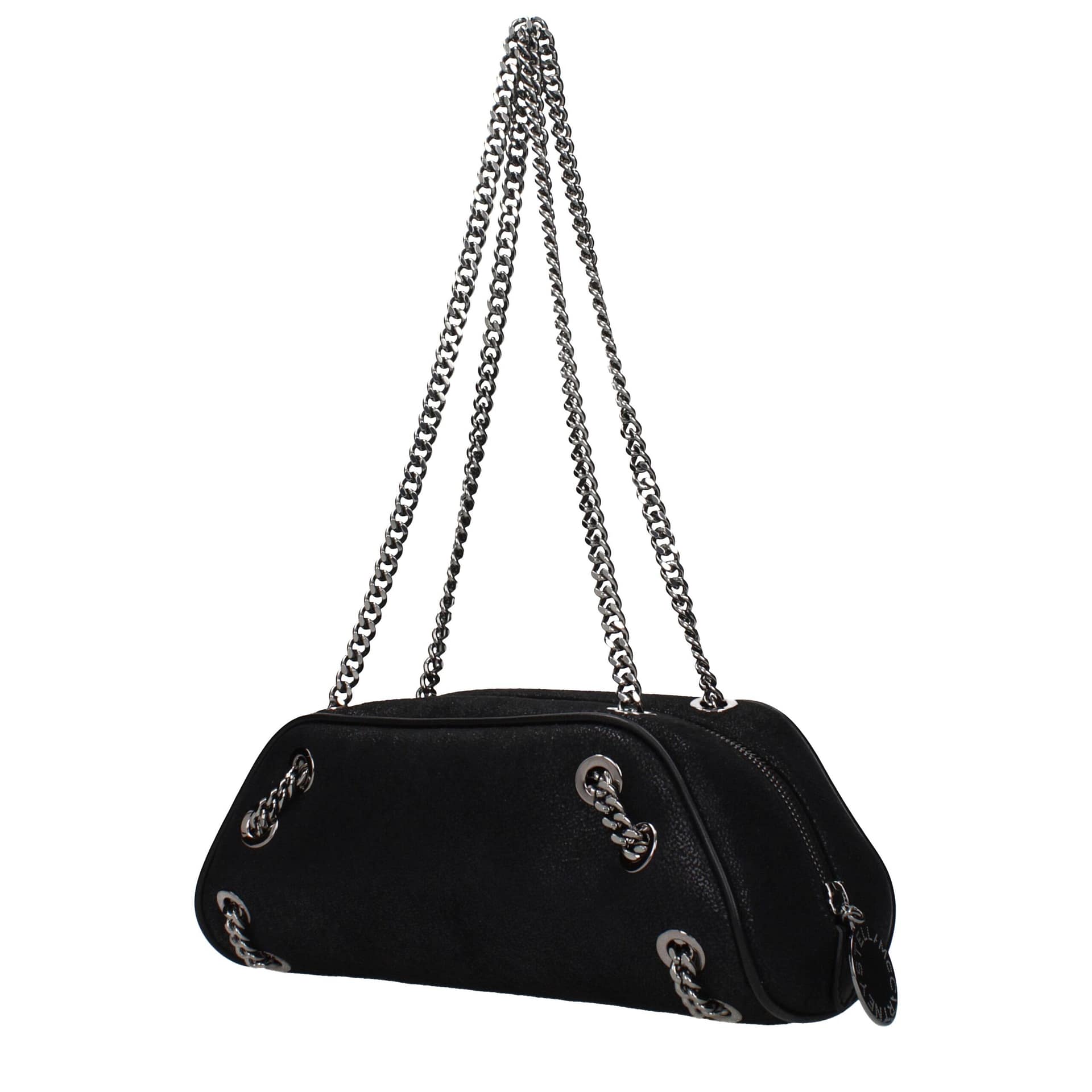 Stella McCartney Black Leather Shoulder Bag - Image 2